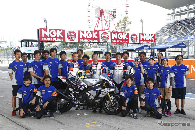ヤマハの社員チーム「磐田レーシングファミリー」メンバーとして鈴鹿8耐にも参戦(写真は2015年)