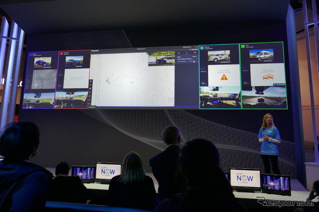 パナソニックブース、様々な「コネクテッド・モビリティ」を展示…CES 2019