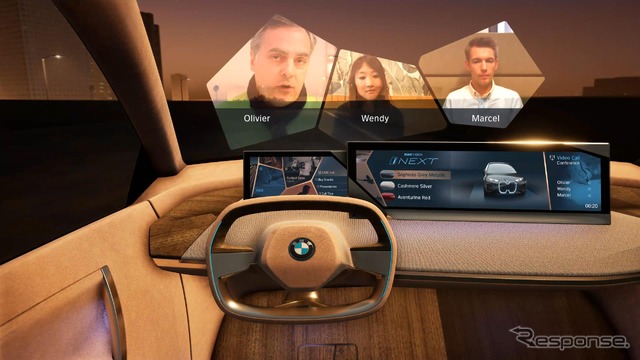 BMW ヴィジョン iNEXT の仮想ドライブ(CES 2019)