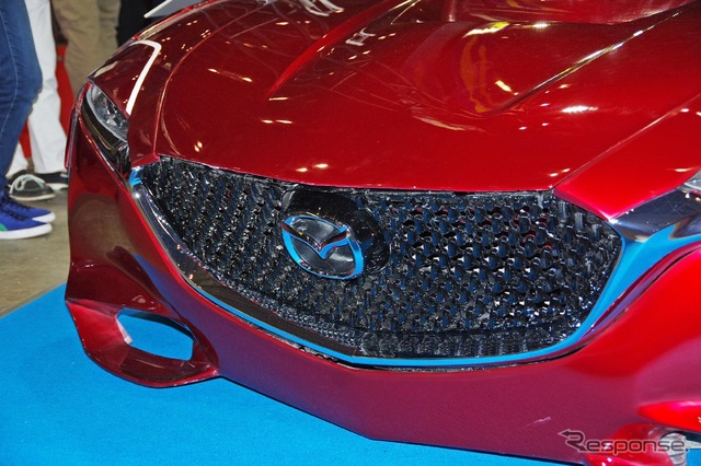 日本自動車大学校NATSが展示する『RX-STANCE』(東京オートサロン2019)