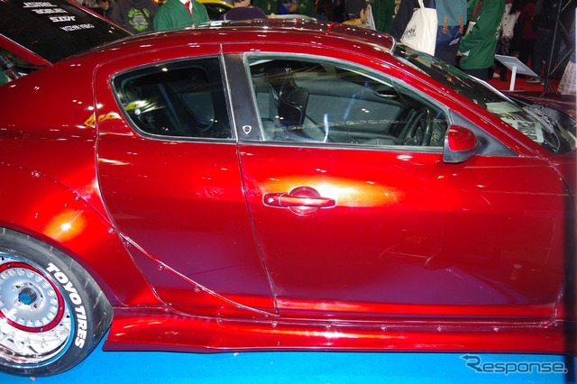 日本自動車大学校NATSが展示する『RX-STANCE』(東京オートサロン2019)