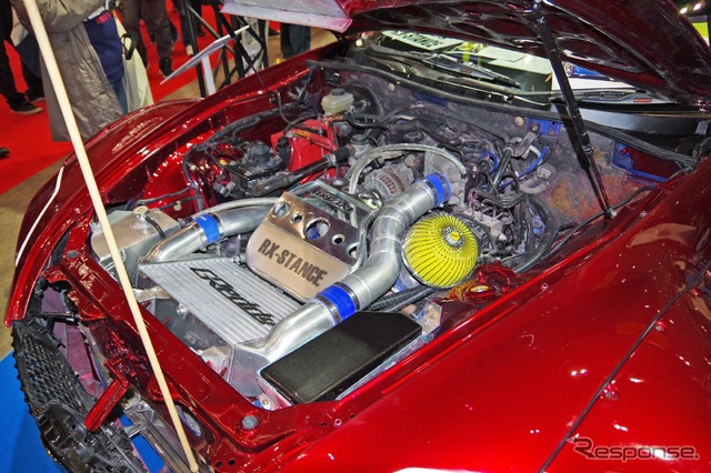 日本自動車大学校NATSが展示する『RX-STANCE』(東京オートサロン2019)