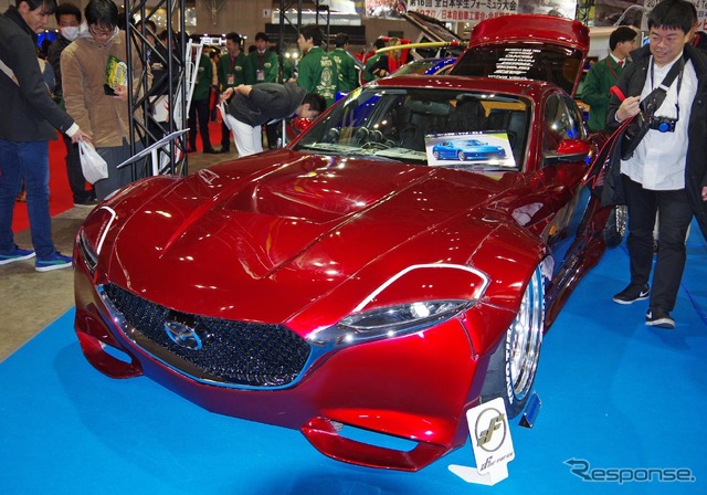 日本自動車大学校NATSが展示する『RX-STANCE』(東京オートサロン2019)