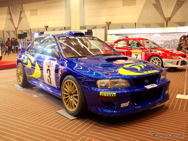 スバル・インプレッサ555（GC8）WRC98、1998年サンレモ仕様（東京オートサロン2019）