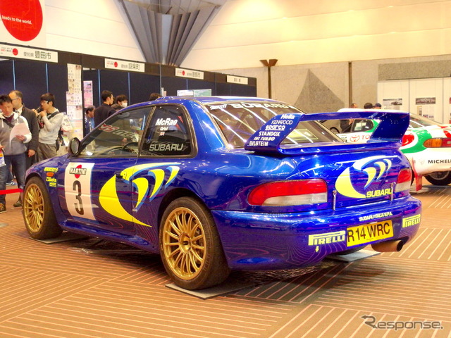 スバル・インプレッサ555（GC8）WRC98、1998年サンレモ仕様（東京オートサロン2019）