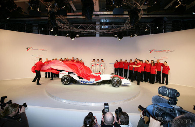 【トヨタF1】TF108を発表