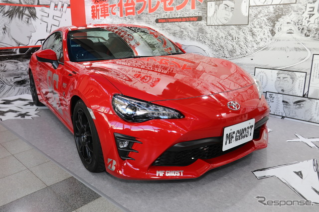 会場には86の実車が展示された。