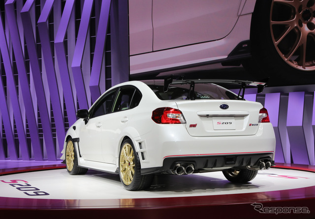 スバル STI S209(デトロイトモーターショー2019)