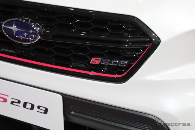 スバル STI S209(デトロイトモーターショー2019)