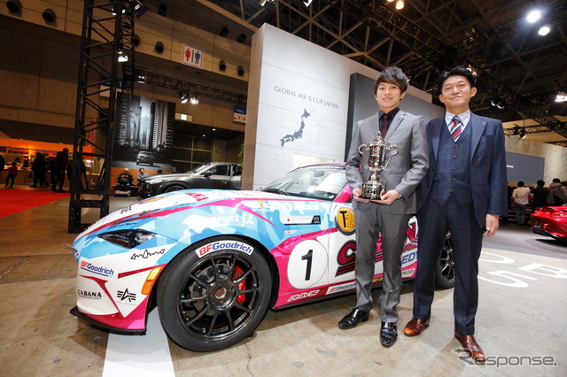 グローバルMX-5カップジャパンシリーズ表彰式（東京オートサロン2019）