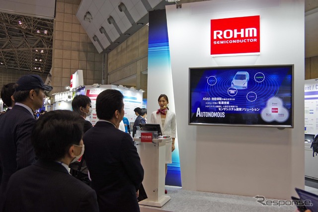 オートモーティブワールド2019 会場の様子(ローム)