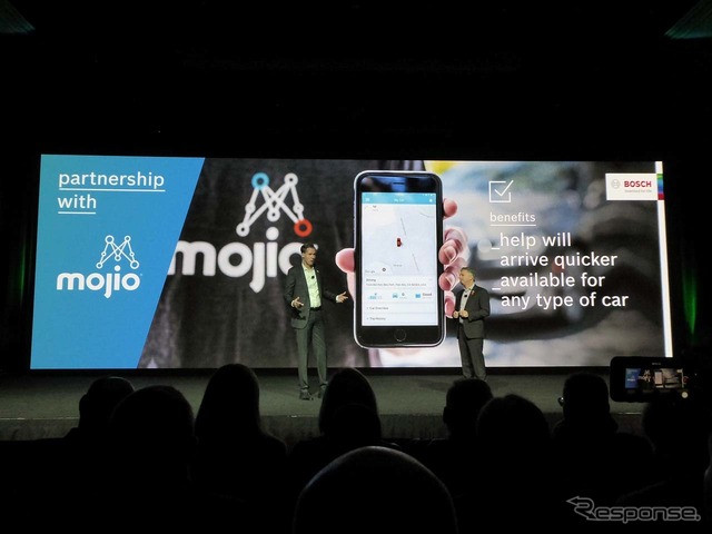 カナダのプラットフォームプロバイダー「Mojio」社との提携によって、コネクテッドカー向け統合IoTプラットフォームについても言及した