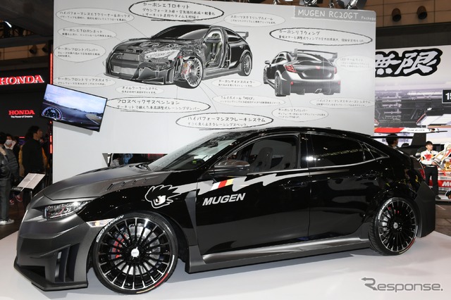 無限 CIVIC TYPE R MUGEN RC20GT Package Pre Production MODEL(東京オートサロン2019)