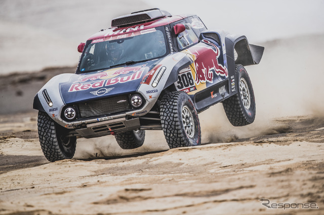 MINI JCW Buggy(総合5位、シリル・デブレのマシン)。