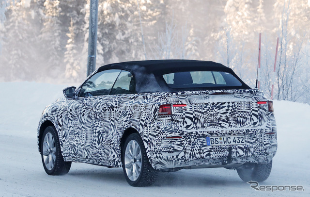 VW T-ROC カブリオレ スクープ写真