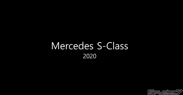 メルセデスベンツ Sクラス 次期型 スクープ動画