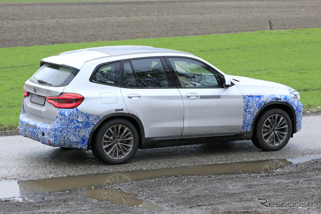 BMW iX3 スクープ写真