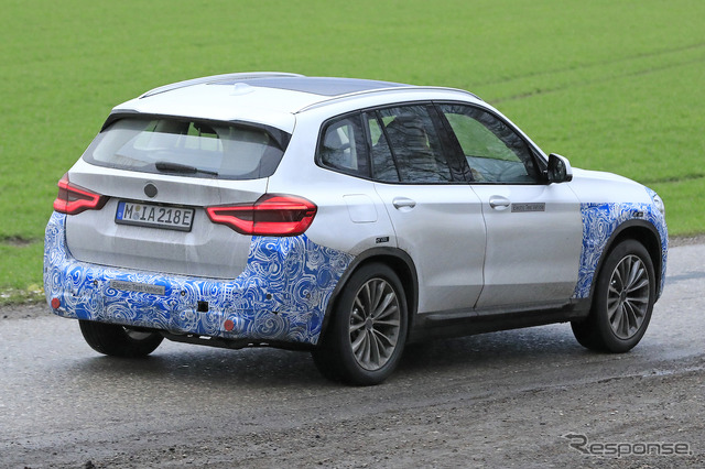 BMW iX3 スクープ写真