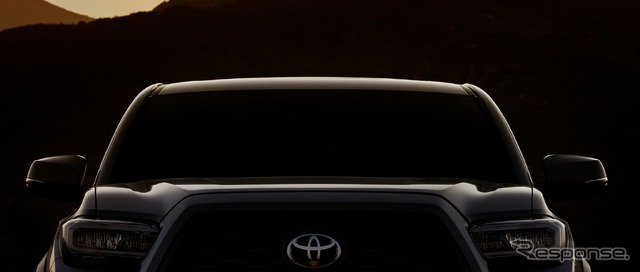 トヨタ・タコマ の2020年モデルのティザーイメージ
