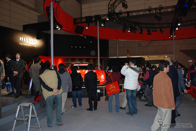 【東京オートサロン08】日産、GT-R でまたも一人勝ち？