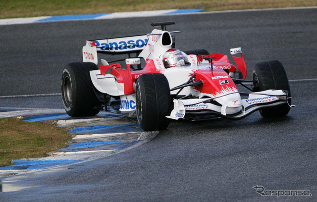 【トヨタF1】トゥルーリ、TF108に手応え