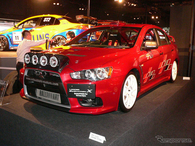 【東京オートサロン08】三菱 ランエボX グループN…WRC復帰へ意欲