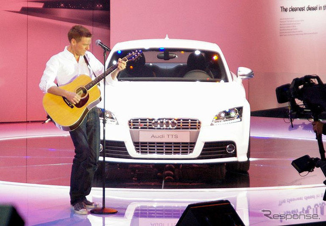 【デトロイトモーターショー08】アウディ、V12 TDI搭載の R8 と TTS を発表