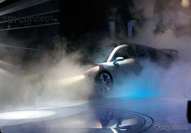 【デトロイトモーターショー08】アウディ、V12 TDI搭載の R8 と TTS を発表