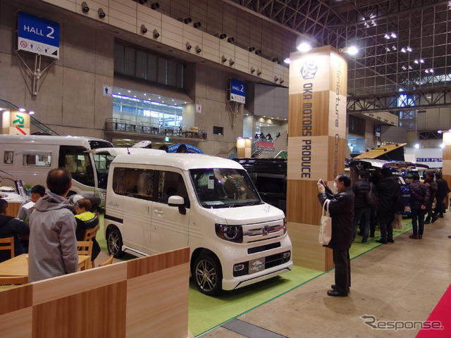 RVランド/岡モータースN-VAN(ジャパンキャンピングカーショー2019)