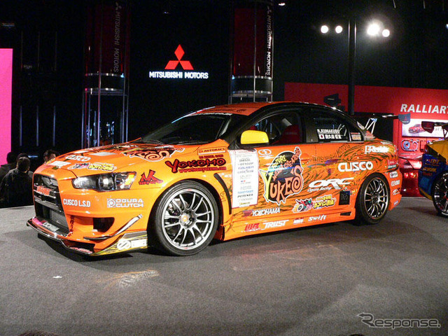 【東京オートサロン08】三菱 ランエボX TEAM ORANGE D1-GPコンセプト