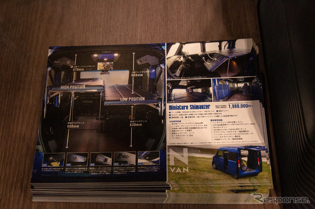 RVランドMiniature Shimauzer / ホンダN-VAN(ジャパンキャンピングカーショー2019)