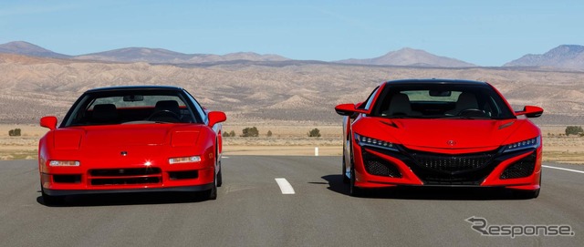 初代と現行のアキュラ(ホンダ)NSX
