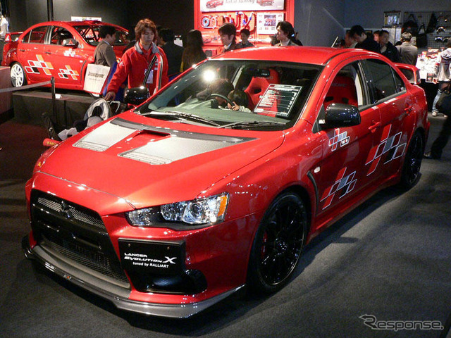 【東京オートサロン08】三菱 ランエボX RALLIART…WRCへの期待をストリートへ