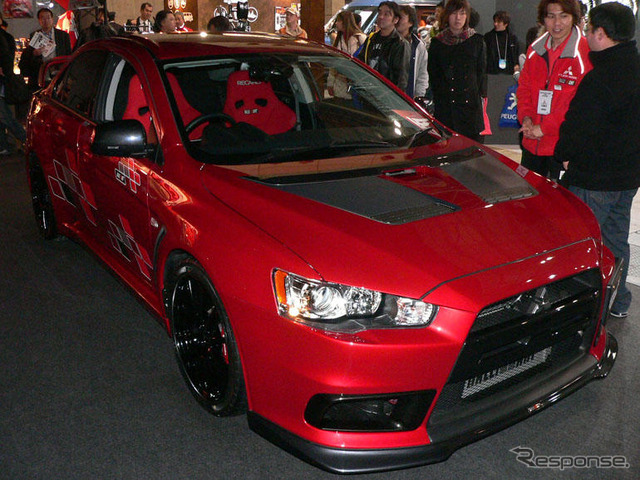 【東京オートサロン08】三菱 ランエボX RALLIART…WRCへの期待をストリートへ