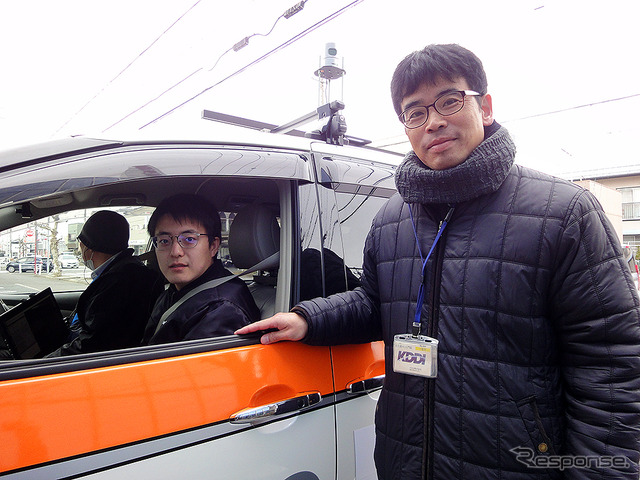 国内初「5Gで複数台の自動運転実験車を遠隔監視」実証実験（愛知県一宮市／KDDI名古屋ネットワークセンター／2月9日）