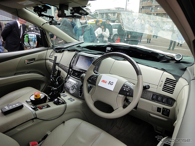 国内初「5Gで複数台の自動運転実験車を遠隔監視」実証実験(愛知県一宮市/KDDI名古屋ネットワークセンター/2月9日)