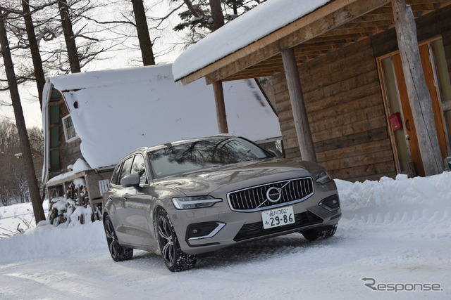 【ボルボ V60 新型試乗】過酷な冬の北海道 ボルボV60は何を魅せる…伊藤梓