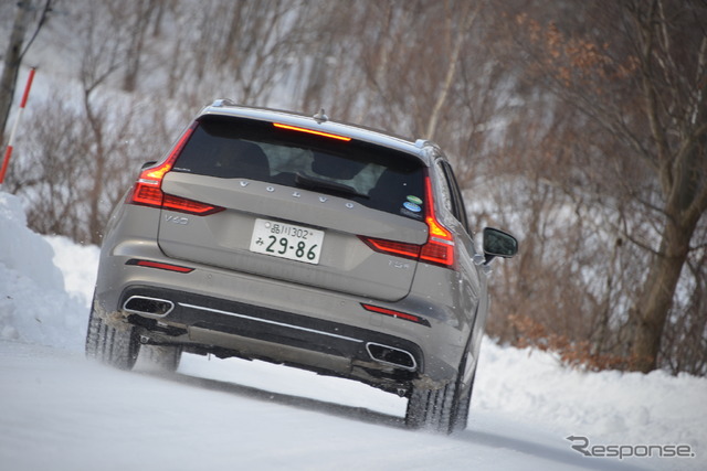 【ボルボ V60 新型試乗】過酷な冬の北海道 ボルボV60は何を魅せる…伊藤梓