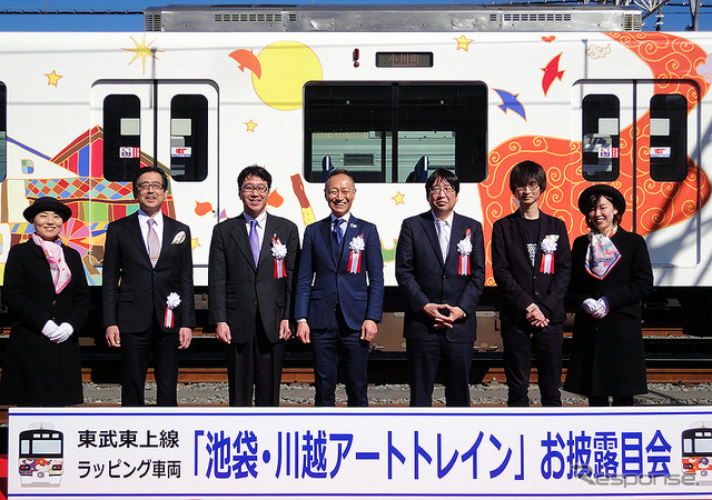 東武鉄道50090系51092編成アートトレイン(下板橋駅電留線/2月12日)