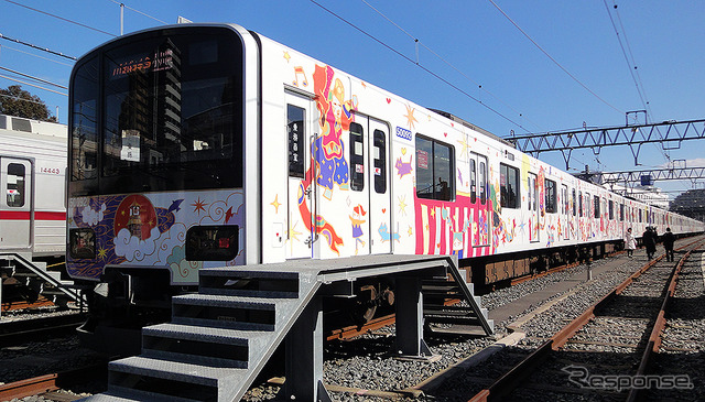 東武鉄道50090系51092編成アートトレイン（下板橋駅電留線／2月12日）