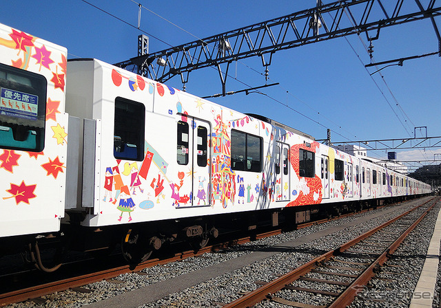 東武鉄道50090系51092編成アートトレイン(下板橋駅電留線/2月12日)