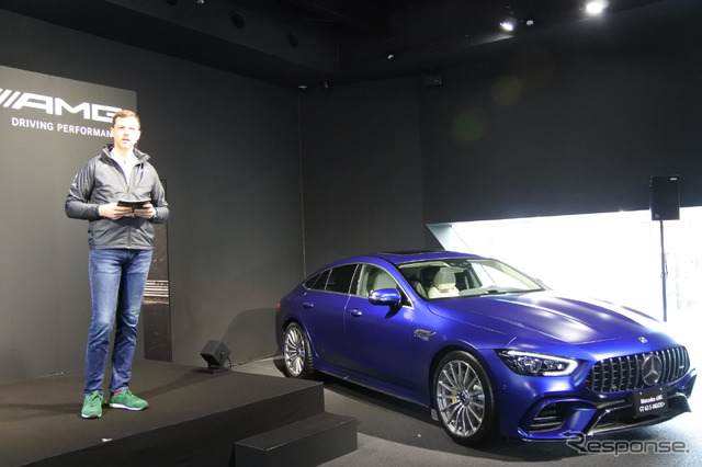 メルセデスAMG GT 4ドアクーペ 発表会