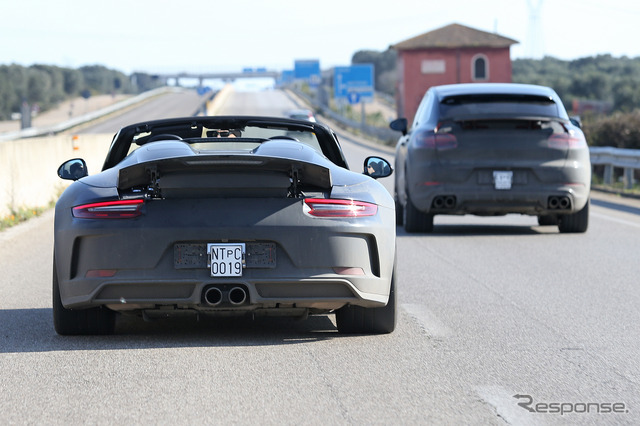 ポルシェ 911 スピードスター 市販型スクープ写真