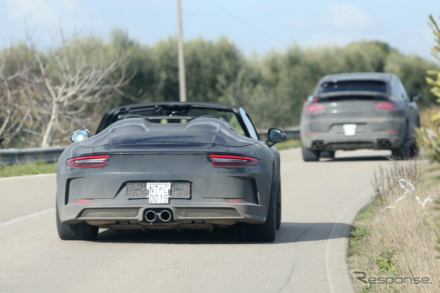 ポルシェ 911 スピードスター 市販型スクープ写真