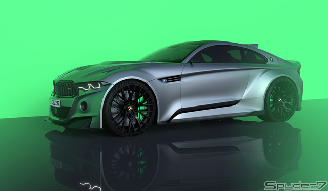 BMW 4シリーズ CSL スクープ 予想CG