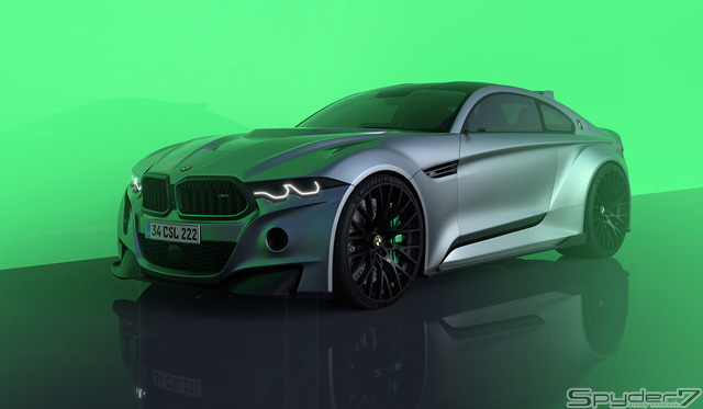 BMW 4シリーズ CSL スクープ 予想CG