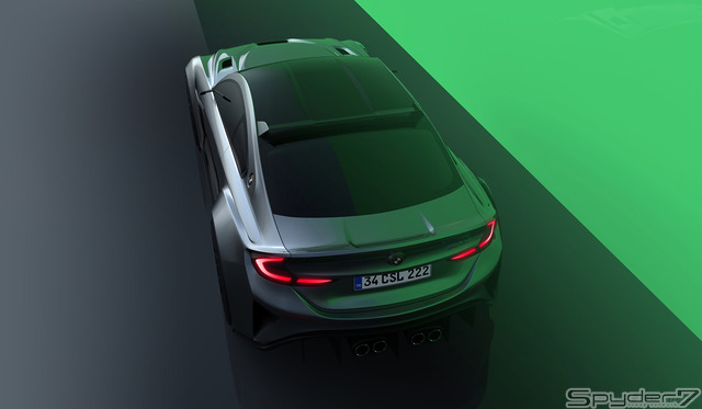 BMW 4シリーズ CSL スクープ 予想CG