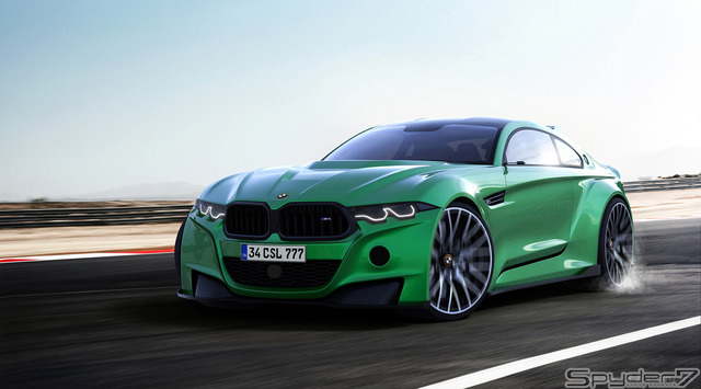 BMW 4シリーズ CSL スクープ 予想CG
