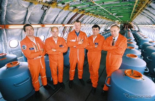 エアバスA380の2回目の飛行のクルー（2005年）