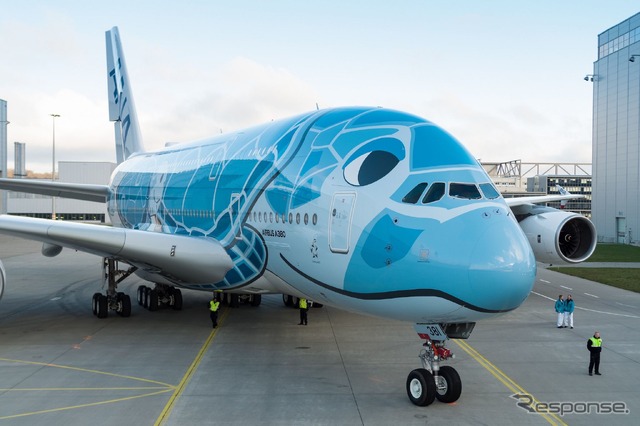 エアバスA380 / ANA空飛ぶウミガメ(2018年)